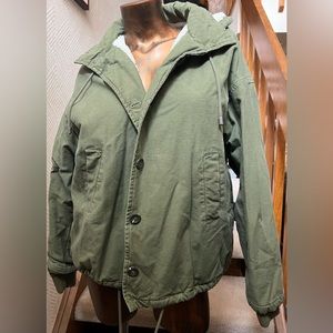 Urban Outfitters Sherpa Jacket w/ Hood.